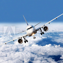 Plane above the clouds