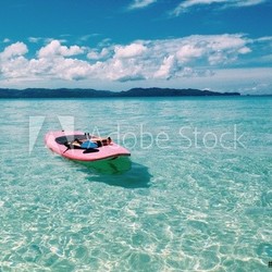 crystal waters at the beach