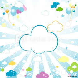 abstract colorful design for kids